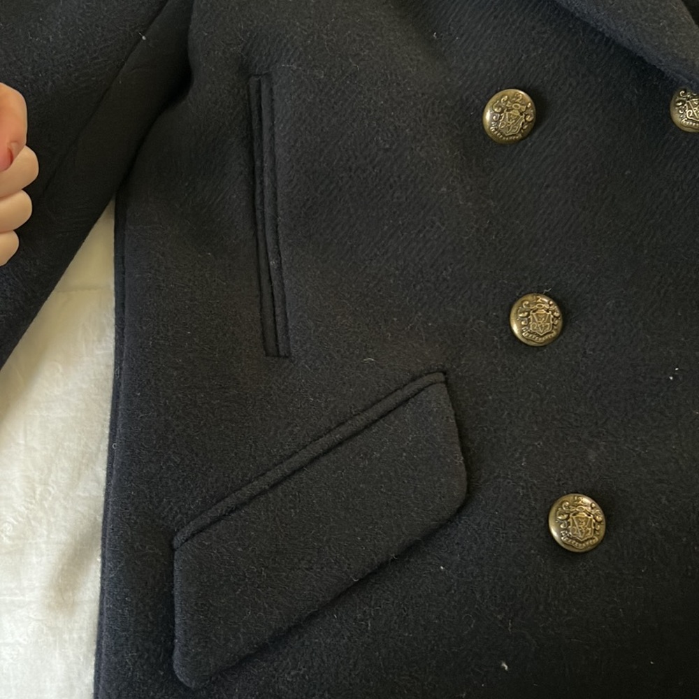 Intermix Navy Peacoat with Gold Buttons - Picture 8 of 13